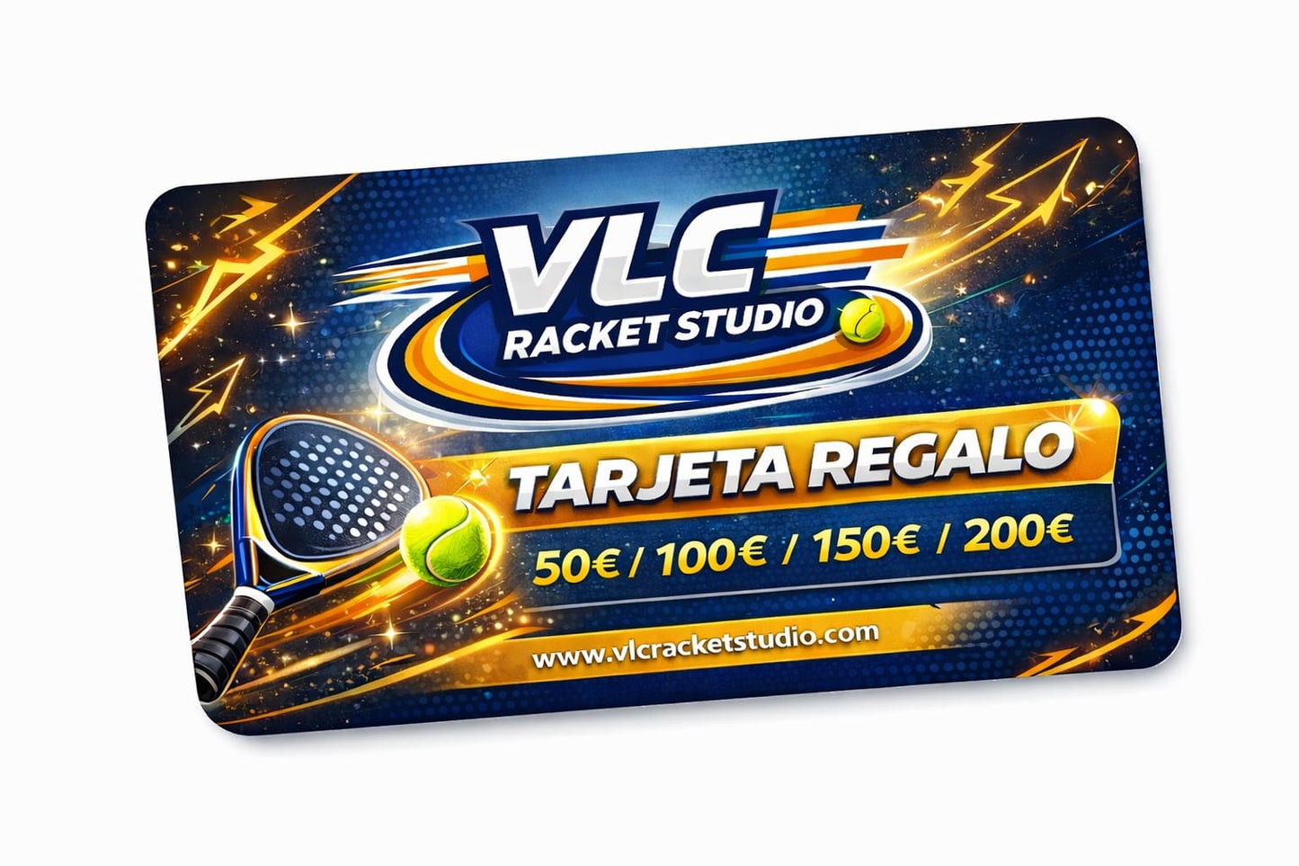 TARJETA REGALO VLC RACKET STUDIO