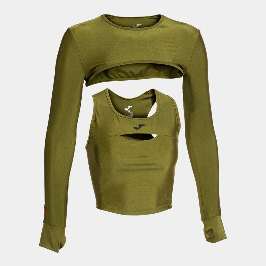 Top mujer Step marrón
