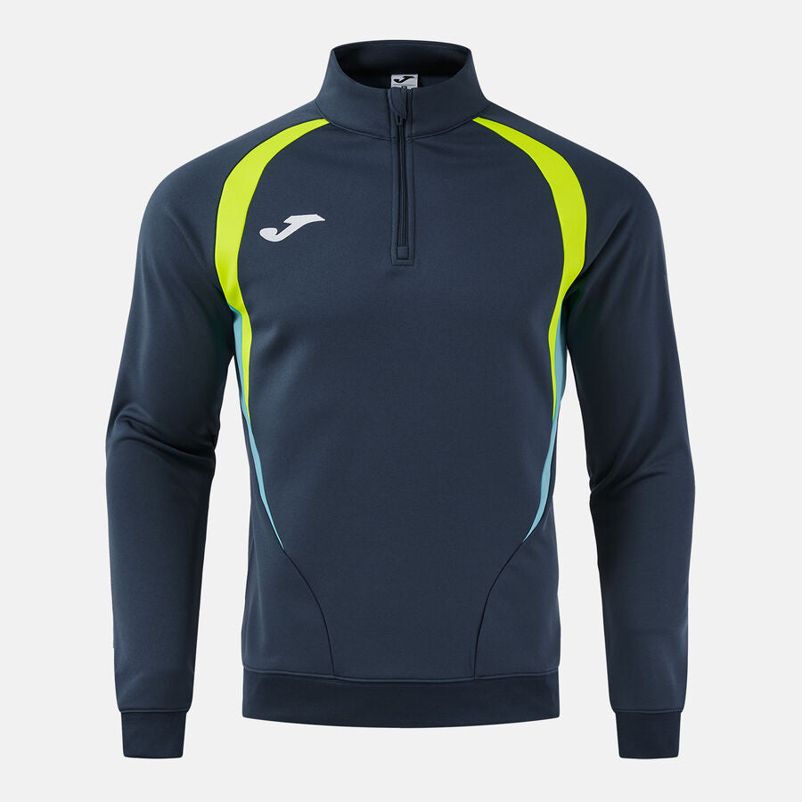 Sudadera hombre Championship 20 dark navy amarillo flúor