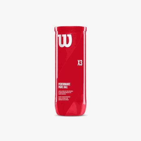 BOTE 3 PELOTAS DE PÁDEL WILSON X3
