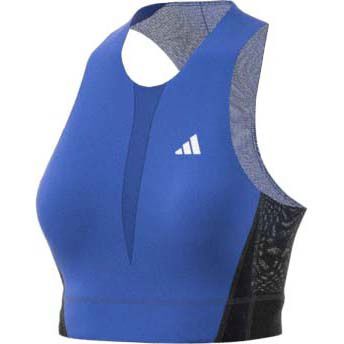 Camiseta Crop Top Pro Color Cobalt Blue