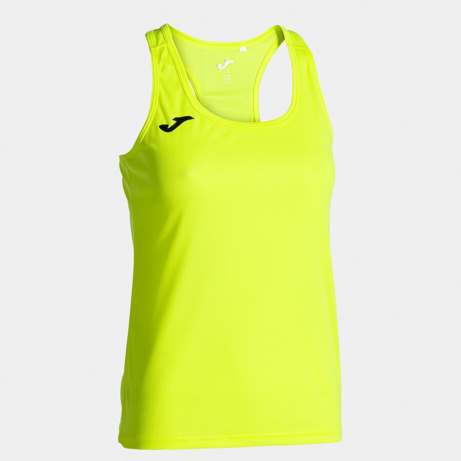 Camiseta tirantes mujer Siena II amarillo flúor