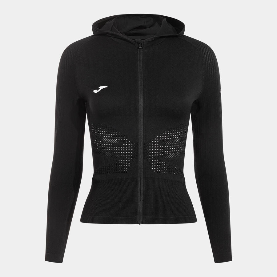 Chaqueta con capucha mujer R-Trail Nature negro