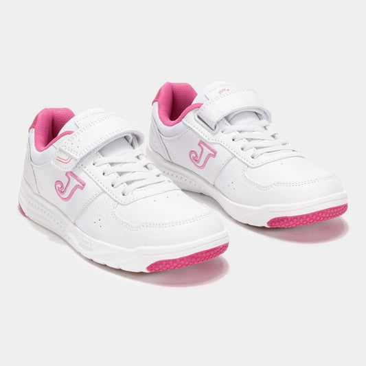 Zapatillas casual W.Harvard Jr 25 junior blanco rosa