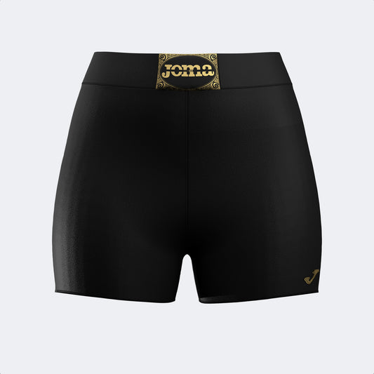 MALLAS CORTAS MUJER COMBAT NEGRO